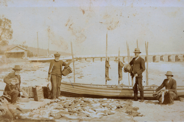 Historic image of fishermen