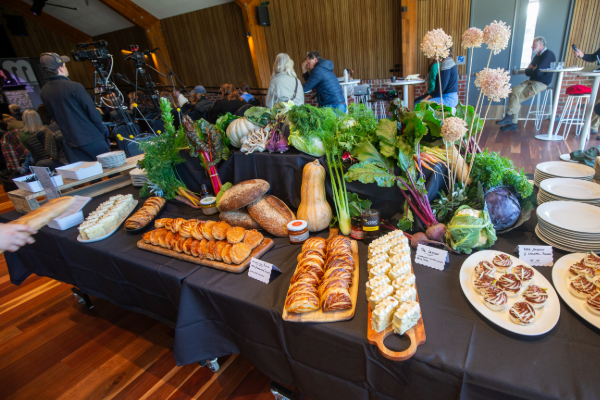 Food buffet by chef Simone Watts