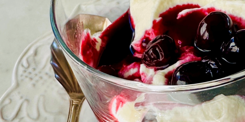 Blueberry Fool dessert